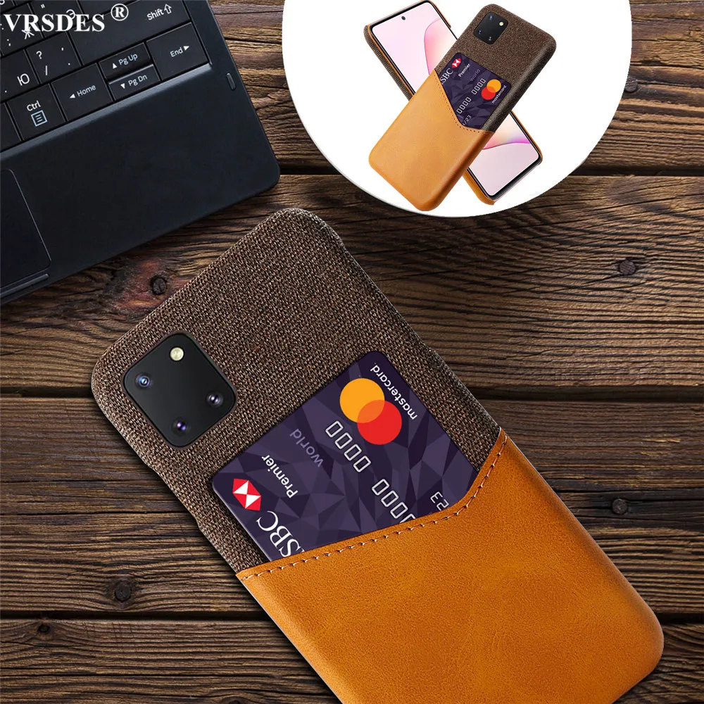 

Case On The For Samsung Galaxy Note 10 Lite A81 M60S Cover Business Case Slim Card Slot Cover for Samsung a81 M60s Note10 Lite