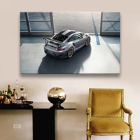modern decoration supercar porsche 911 gt3 rs canvas hd bedroom office wall artist home decoration poster living room without fr