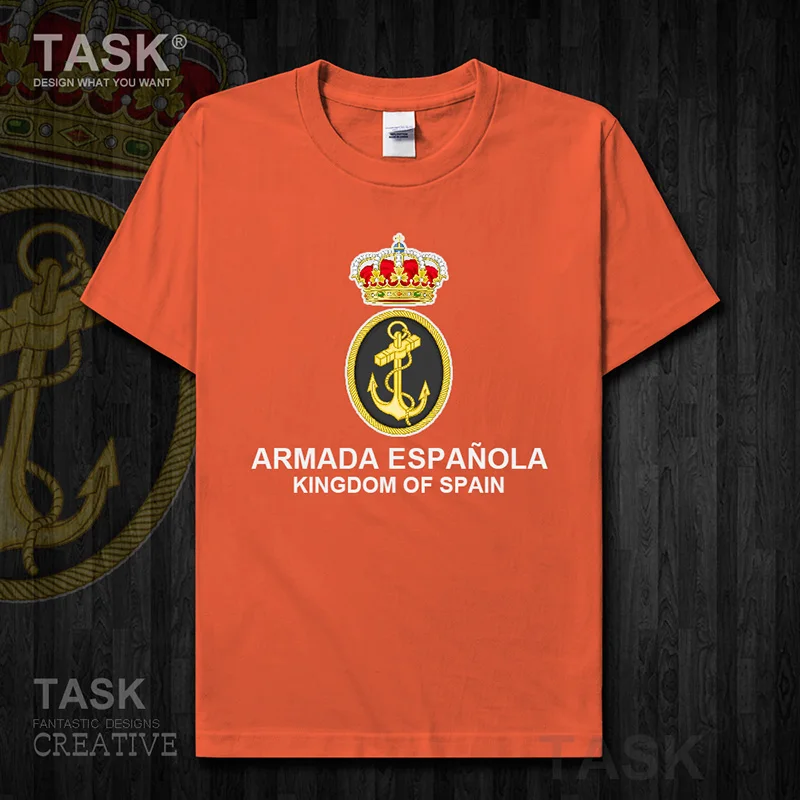 Футболка мужская летняя с коротким рукавом и надписью Kingdom of Spain Espana ESP