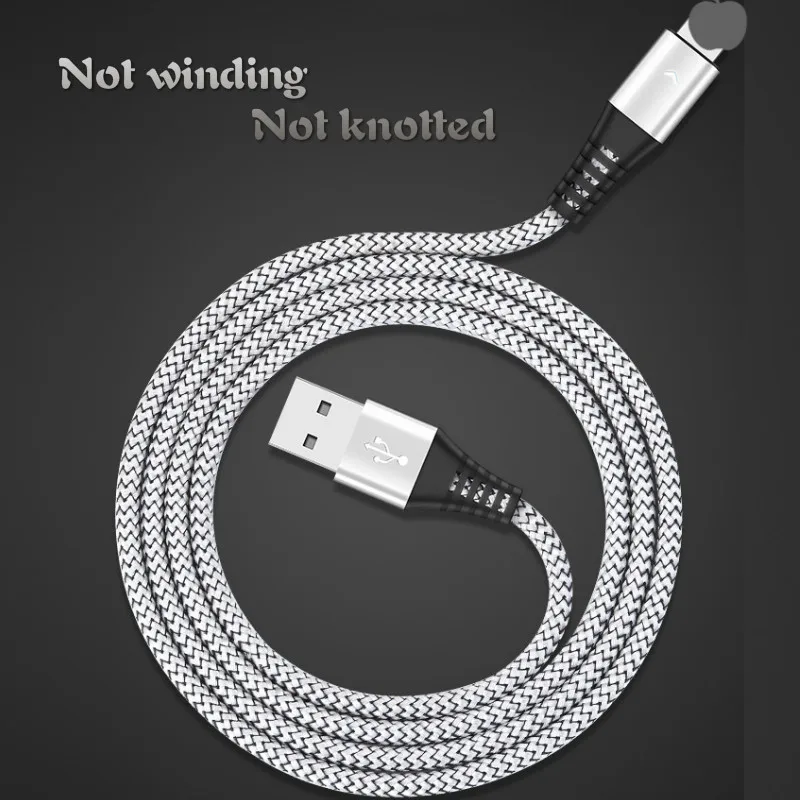 USB кабель Micro Type C для iPhone X Xr 9 8 7 6 зарядный зарядки Huawei Samsung s8 S9 Note Android кабели|Кабели