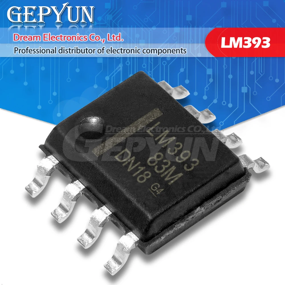 100 шт. LM393DR SOP8 LM393 SOP-8 SOP LM393DT LM393DR2G SMD новые и Интегральные схемы