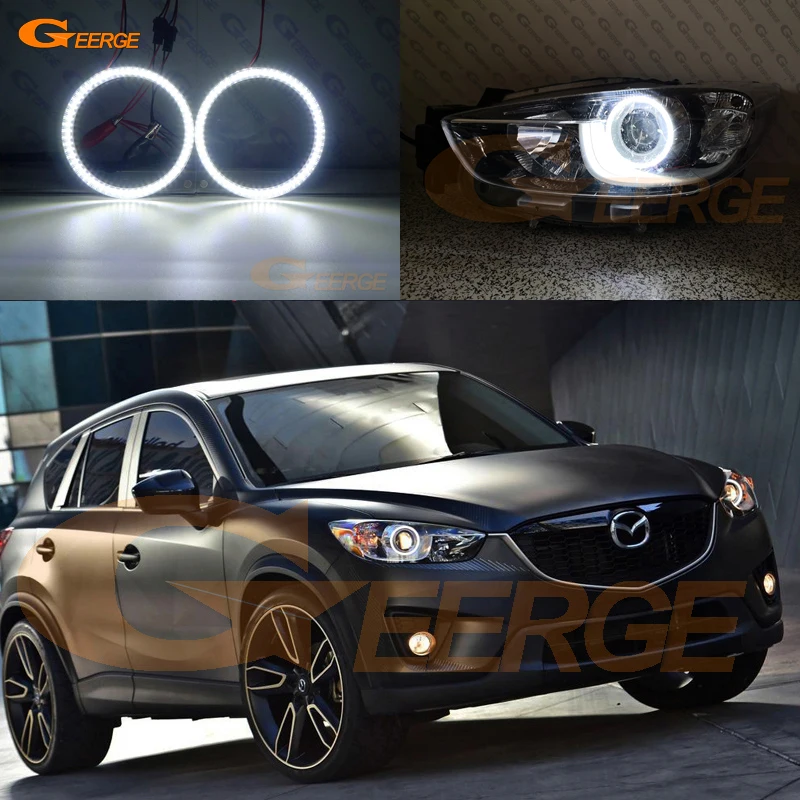 Для Mazda cx5 cx-5 cx 5 2012 2013 2014 2015 пред facelift отличный ультра яркий smd led Ангельские Глазки