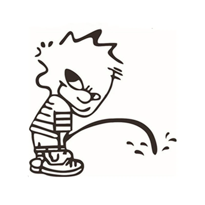 Забавные наклейки на унитаз любопытный мальчик девочка 3d Виниловые стену для