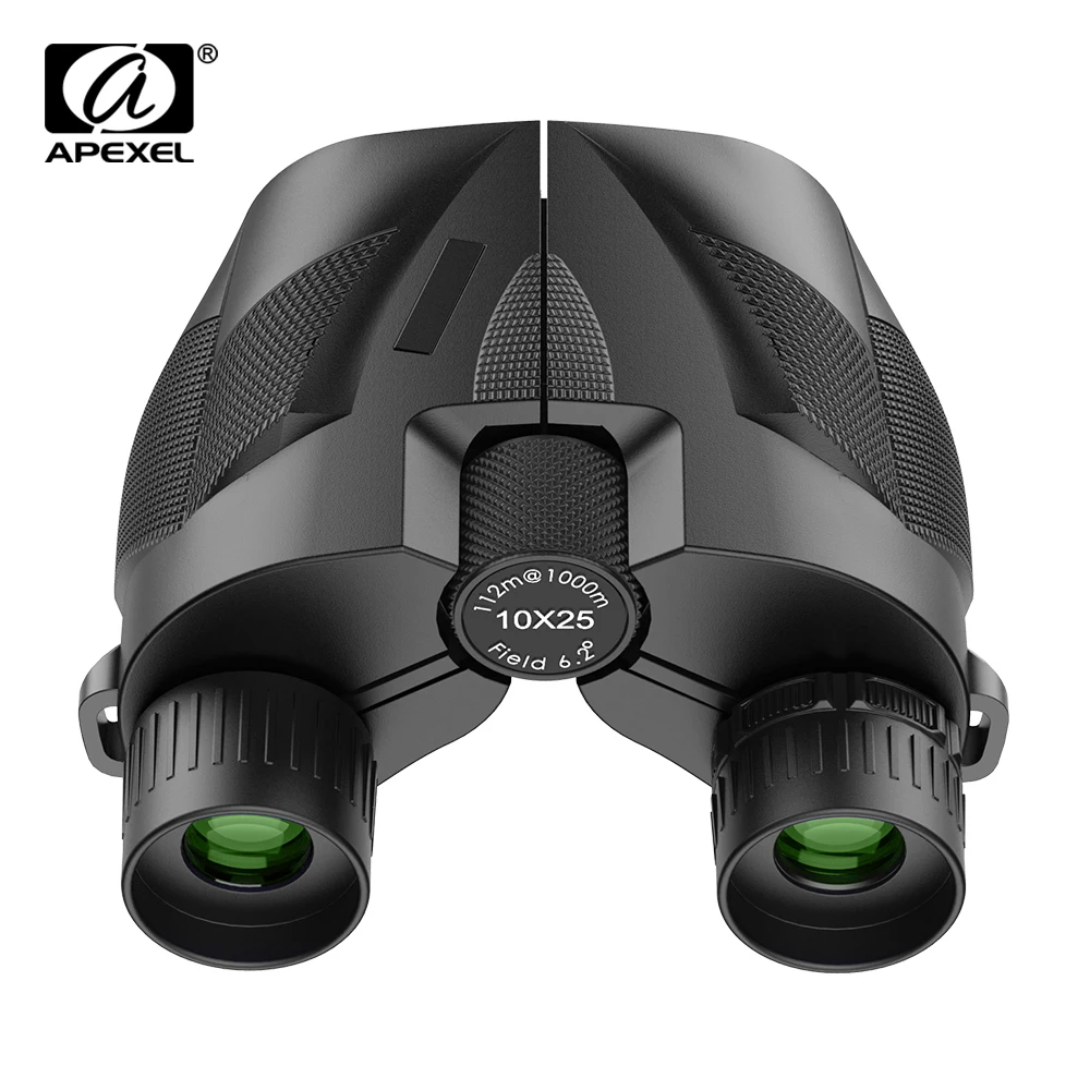 APEXEL Professional Binoculars 10X25 With BAK4 Prism High Powered Zoom Binocular Portable Hunting Telescope For Sports Travel