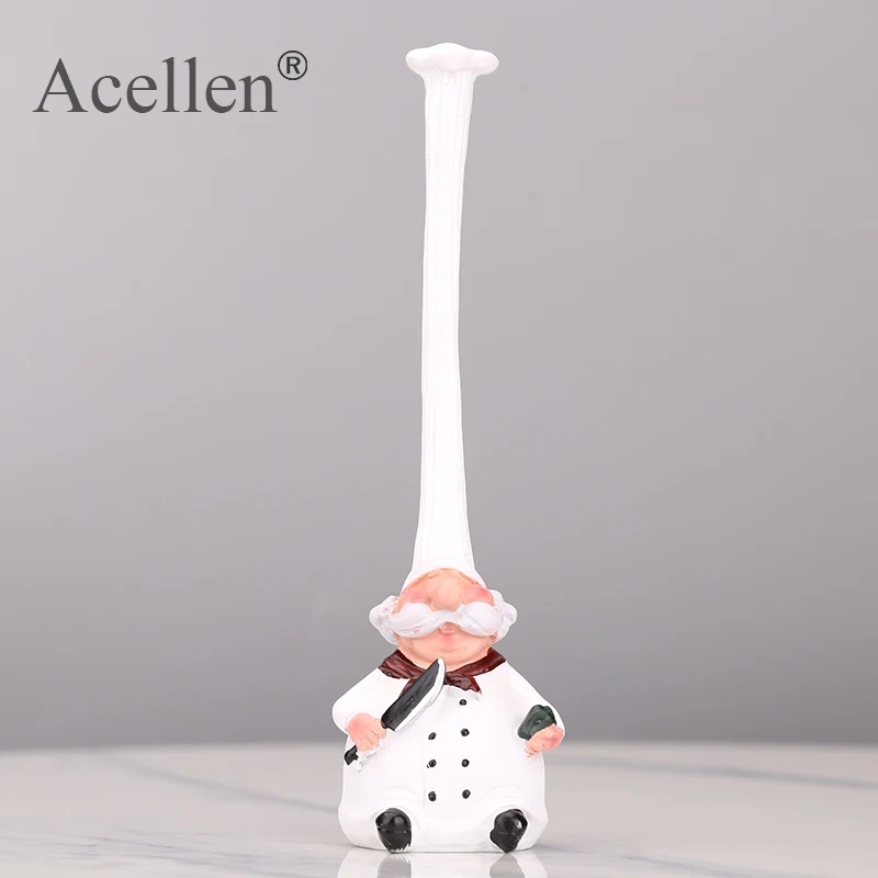 Фигурка шеф повара из смолы креативное украшение для ресторана дома и кухни бара