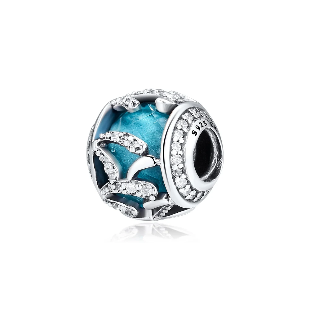 CKK Beads 100% 925 пробы серебряные подвески в форме слезы подходят для женских