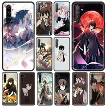 Anime Bungou Stray Dogs Dazai Osamu Shockproof Case For Realme C3 8 Pro Bag Fundas Soft Black Cover For Realme 6 7 Pro C21 Shell