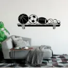 Футбол Basterball стены Стикеры мяч виниловые наклейки в виде Фотообоев c переводными картинками спортивные наклейки из игры Стикеры s для маленьких мальчиков комната стены украшения творческий трещины домашний декор DW7696