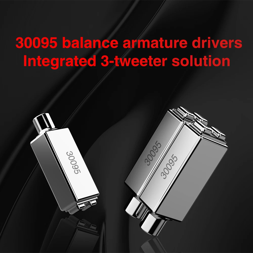 TRN BA5 10BA блок драйвера в ухо наушники 10 сбалансированный Amarture HIFI DJ монитор с 2PIN