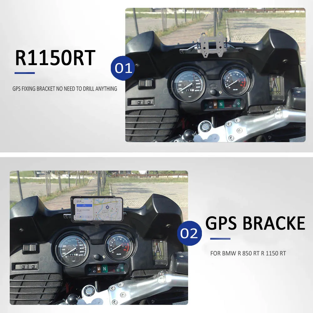 r1150rt gps navigation bracket new motorcycle phone stand holder phone holder usb for bmw r 8501150 rt r850rt free global shipping
