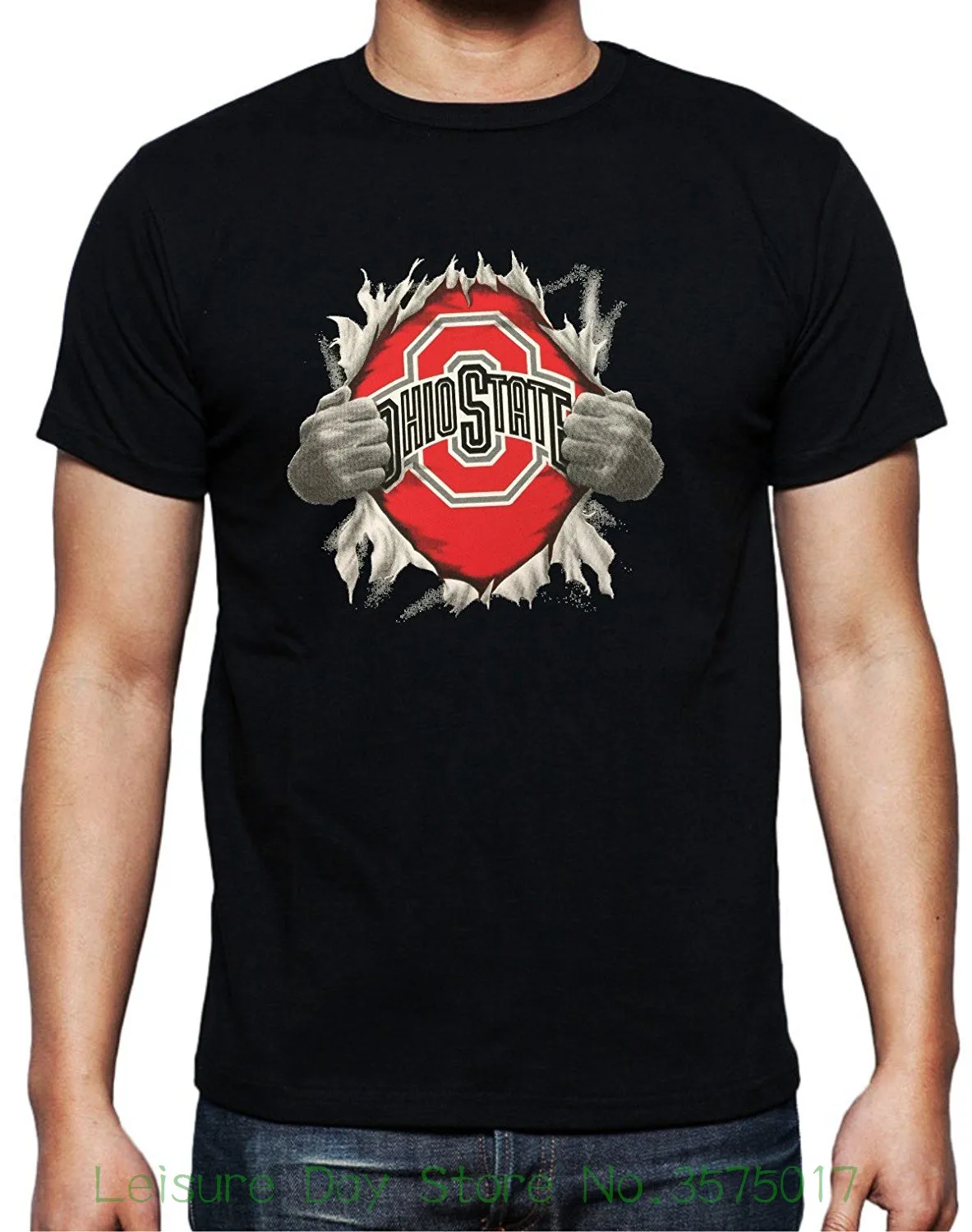 Качественные футболки мужские с коротким рукавом и круглым вырезом из Огайо Myos |