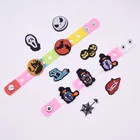 Crocses, Очаровательная серия Хэллоуина, ПВХ, мягкая резиновая съемная декоративная обувь, украшение для обуви, Пряжка для обуви Eva аксессуары для сандалий