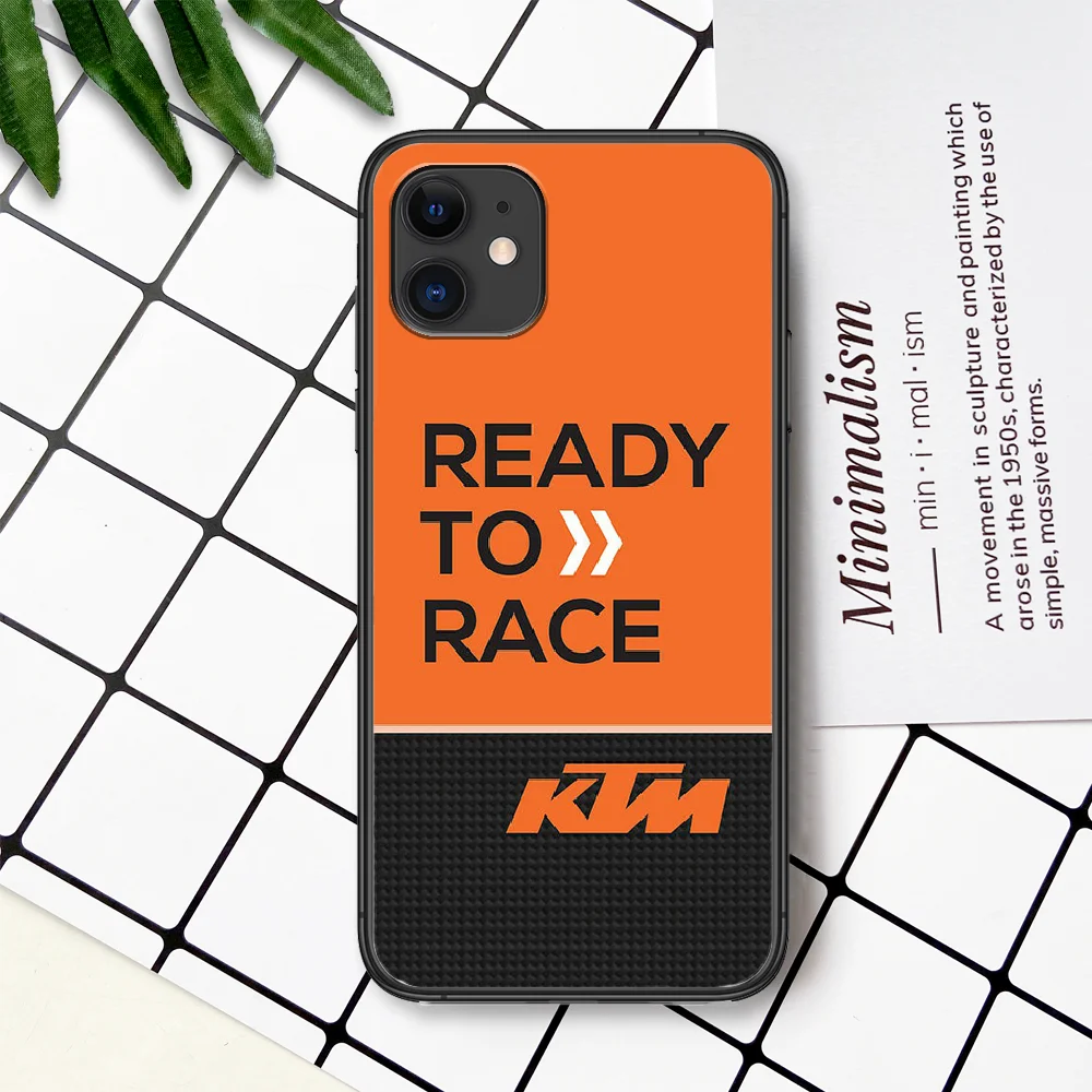 

Cool KT Motocycle Phone Case For IPhone 4 4s 5 5S SE 5C 6 6S 7 8 Plus X XS XR 11 12 Mini Pro Max 2020 black Prime Fashion Funda