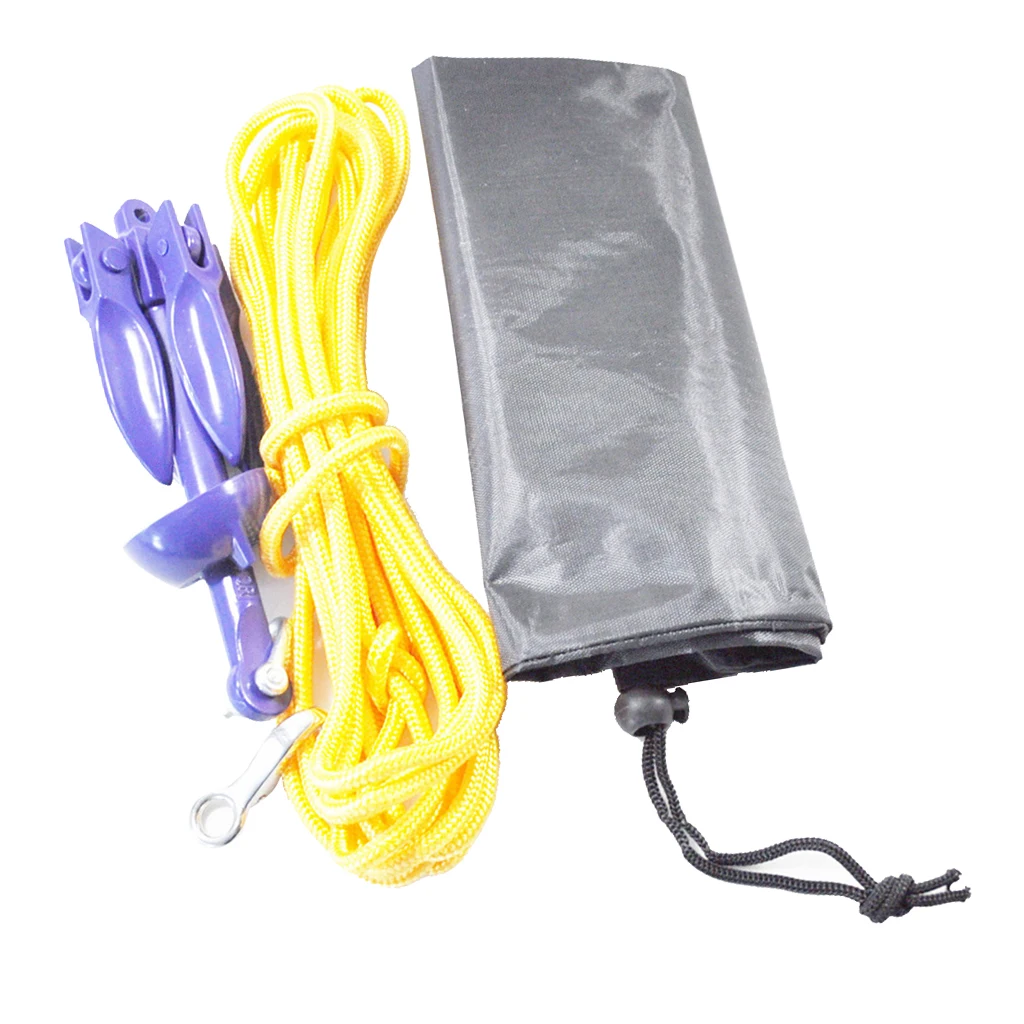 Для морского Каяка якорь с веревкой складные аксессуары в форме якоря для