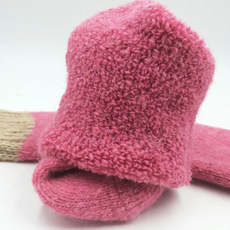 

2020 Autumn Winter Plus Thick Wool And Rabbit Hair Keep Warm Kids Socks Terry Inside Soft Boys Girls High Quality Socks 3-12 Y