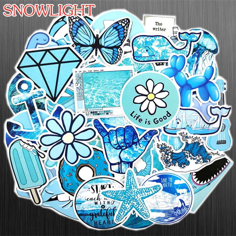 10/50 шт/уп хлопковые голубые джинсы лечения Fowers Морская звезда игрушка наклейки