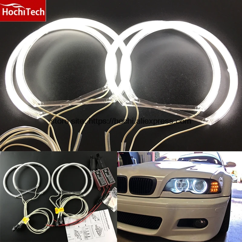 

HochiTech CCFL Angel Eyes Kit Warm White Halo Ring 131mm*4 For BMW E36 E38 E39 E46 (With Original Projector)