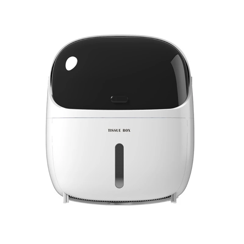 

Toilet Paper Holder Waterproof Wall Mounted for Roll Paper Tube Storage Box Tray Tissue Box Shelf Bathroom Accessories