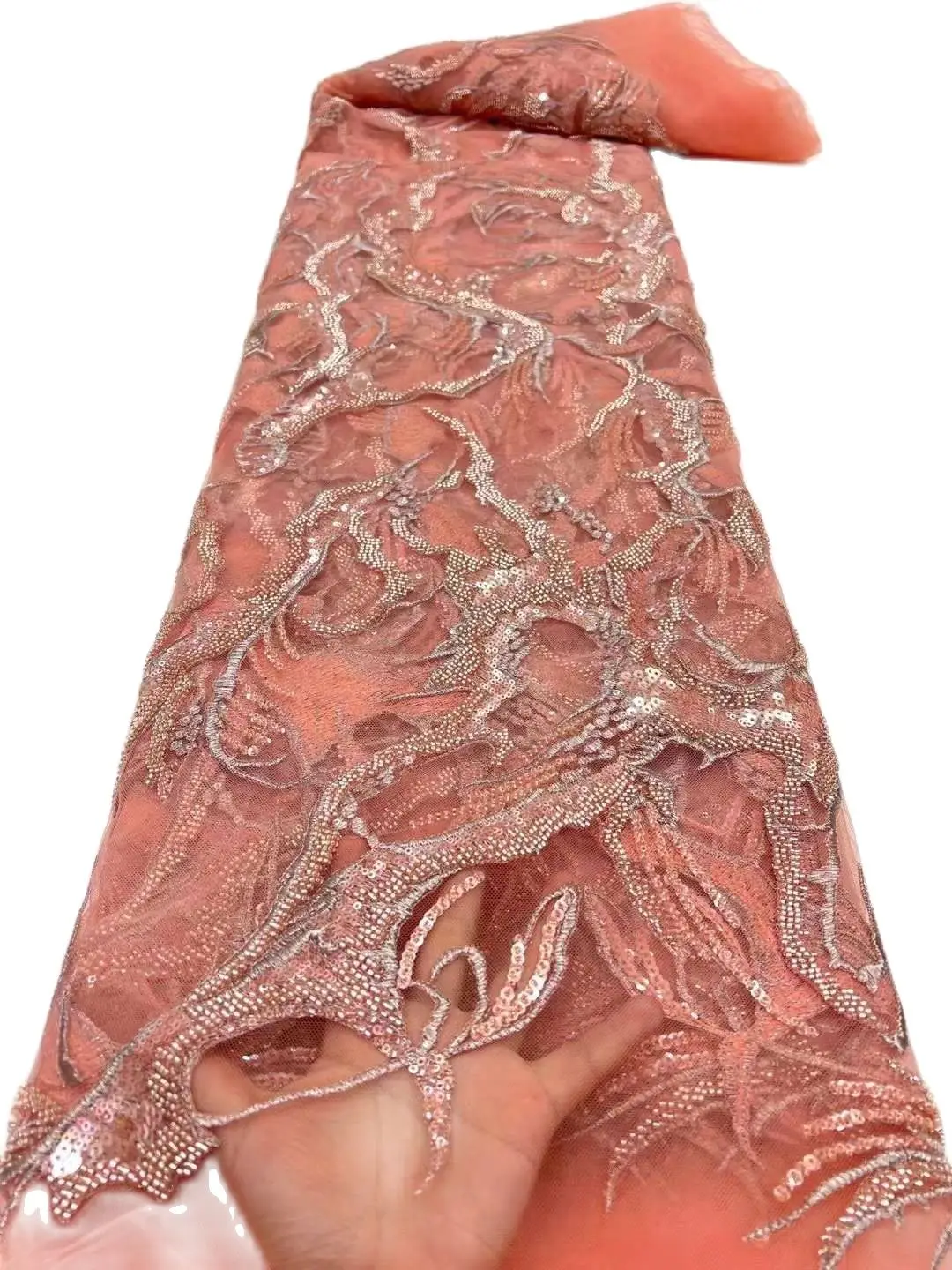 Хорошая цена Африканский вышитый дизайн французское кружево 21JRB-12901 с блестками и