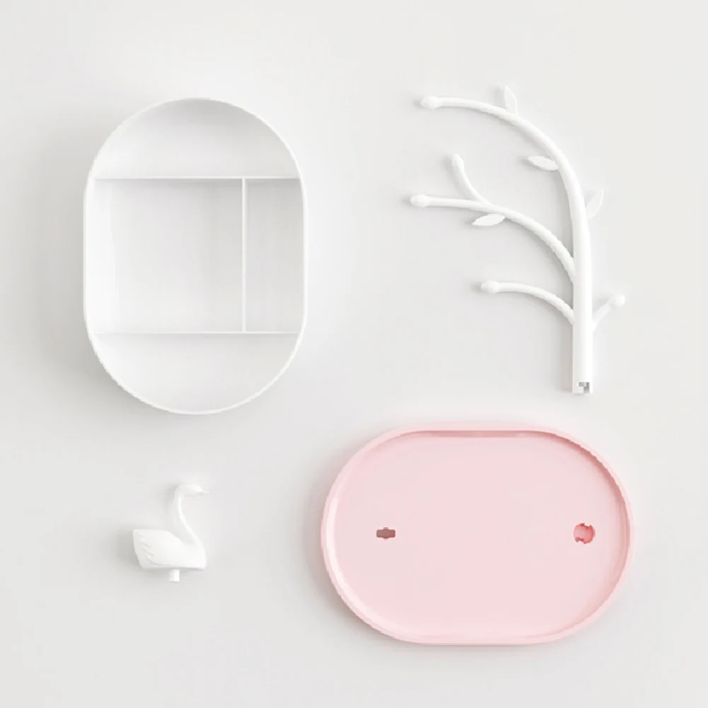 Органайзер для ювелирных изделий в виде Лебединого озера кольца сережек