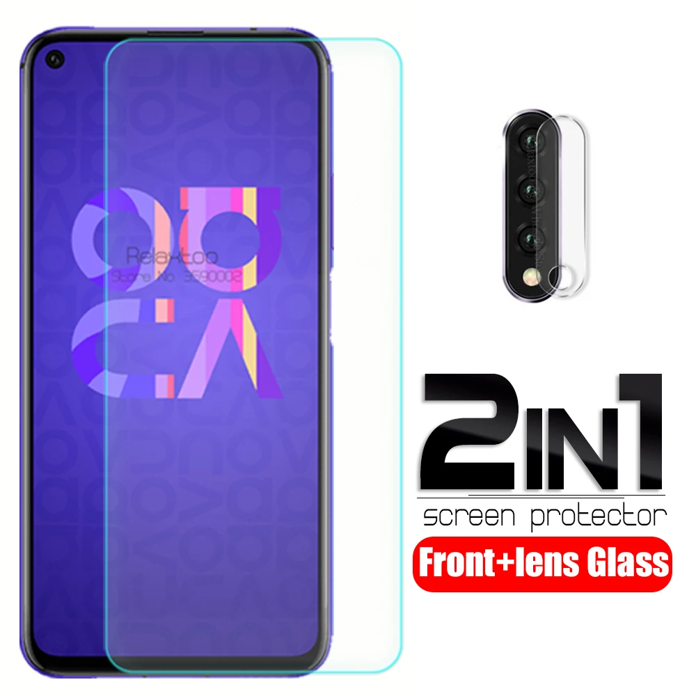 Закаленное стекло для камеры 2 в 1 huawei nova 5 t YAL L21 6 26 '' Защитная пленка экрана на