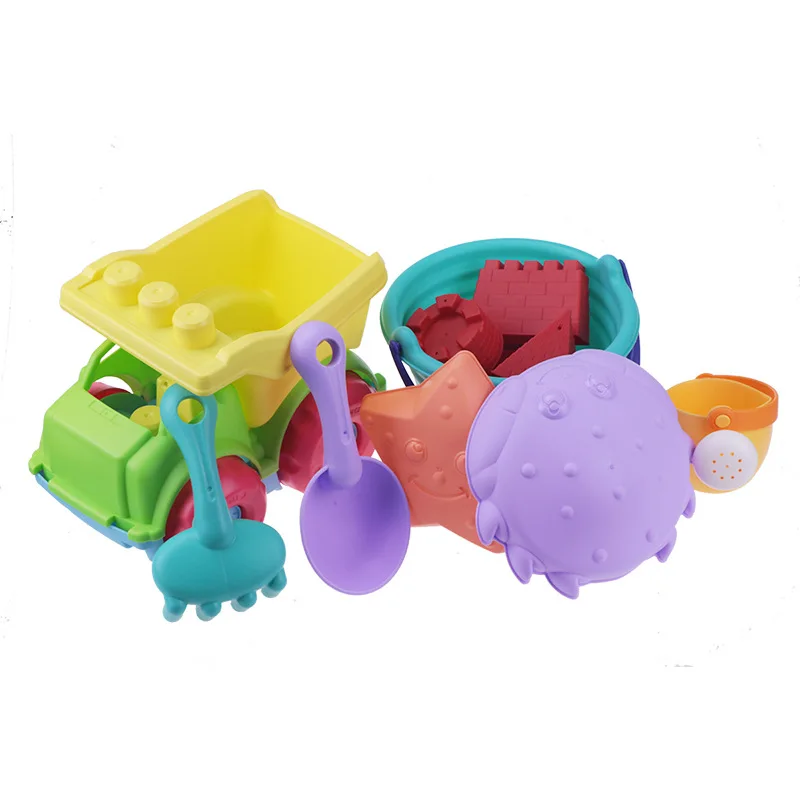 Мягкие силиконовые пляжные песочные игрушки для детей формы песка лопата воды