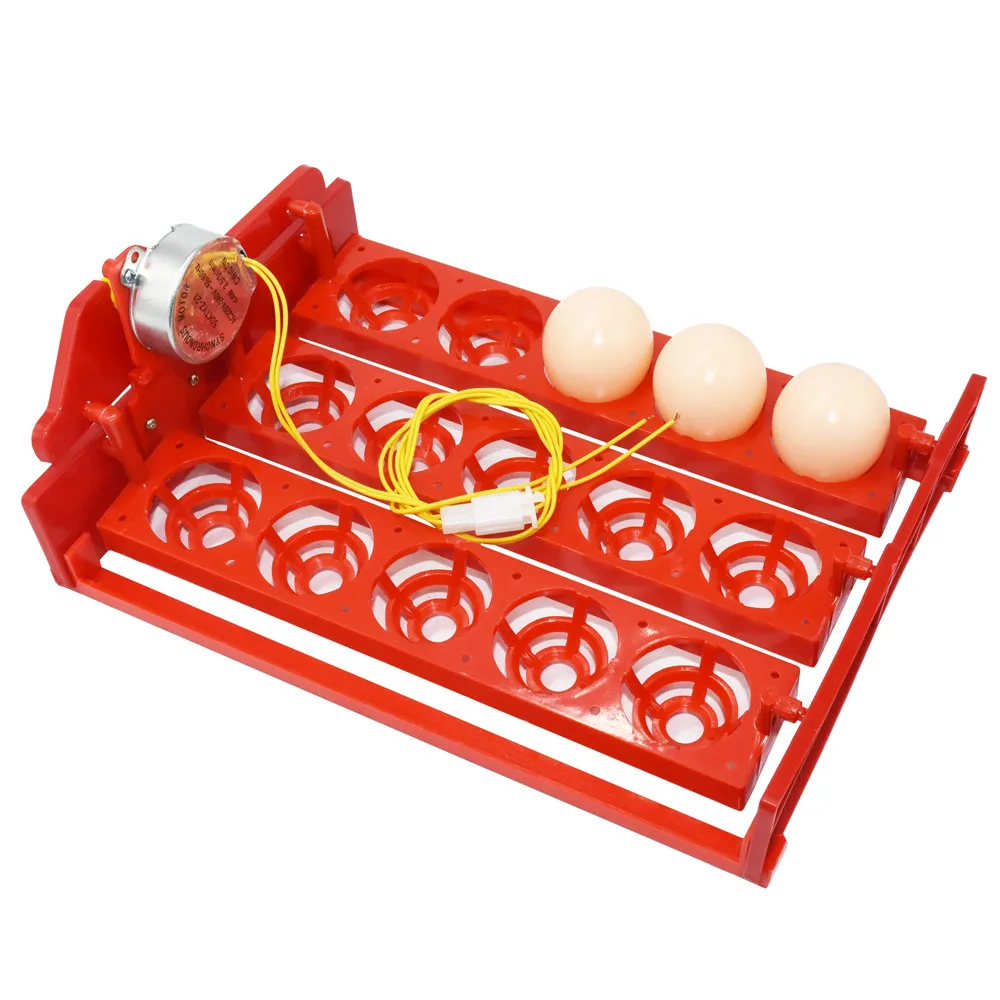 15 Eggs Incubator Egg Tray Automatic Incubator Egg Tray Automatically Turn The Eggs 3 * 5 Holes Poultry Incubation Equipment