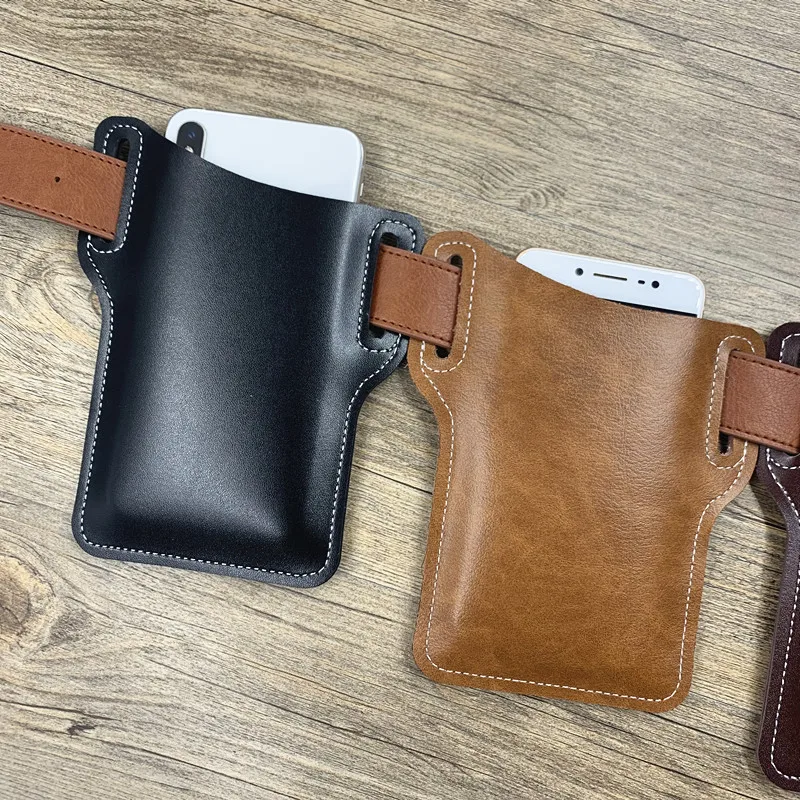 Waist Bag Men Genuine Leather Belt Bum Leg Hip Packs for Mini Multi Phone Box Wallet Pocket Hunt Camp Outdoor Carry | Украшения и