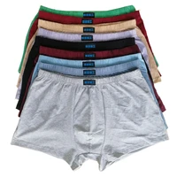 10pcslot breathable cotton underwear 5xl 6xl 100 cotton big size underpants mens boxers plus size large size shorts undert%c3%b8j