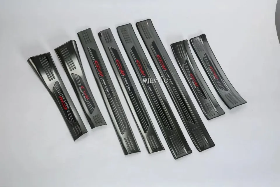 Аксессуары для стайлинга автомобилей 4 шт. 304 нержавеющая сталь порог пластина