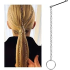 Богемная цепочка для волос, аксессуары, украшения для головы, заколки для волос, круглая повязка для волос, свадебная Подвеска для волос