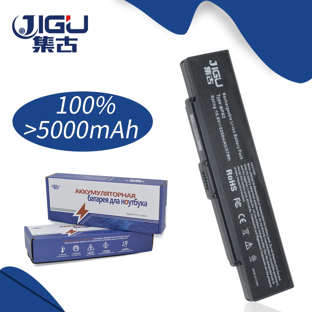 JIGU Laptop Battery For SONY VGP-BPS2 VGP-BPS2A VGP-BPS2B VGP-BPS2C VAIO PCG-6C1N VGC-LA38C VGC-LB50 VGN-AR11 VGN-AR170 | Компьютеры и