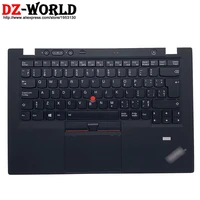 new shell palmrest upper case with cfb canadian french backlit keyboard touchpad for lenovo thinkpad x1 carbon 1st gen 1 laptop