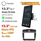 1080P Tesla PX6 Android 10 автомобильный dvd-плеер вращающийся IPS GPS Мультимедиа для Chevrolet Trailblazer Colorado S10 Isuzu D-max MU-X