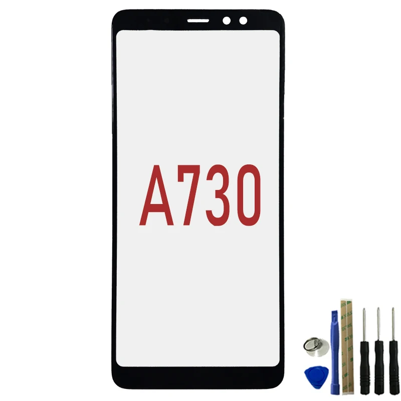 Замена переднего экрана Внешний объектив для samsung Galaxy A8 Plus 2018 A730 A730X A730F/DS