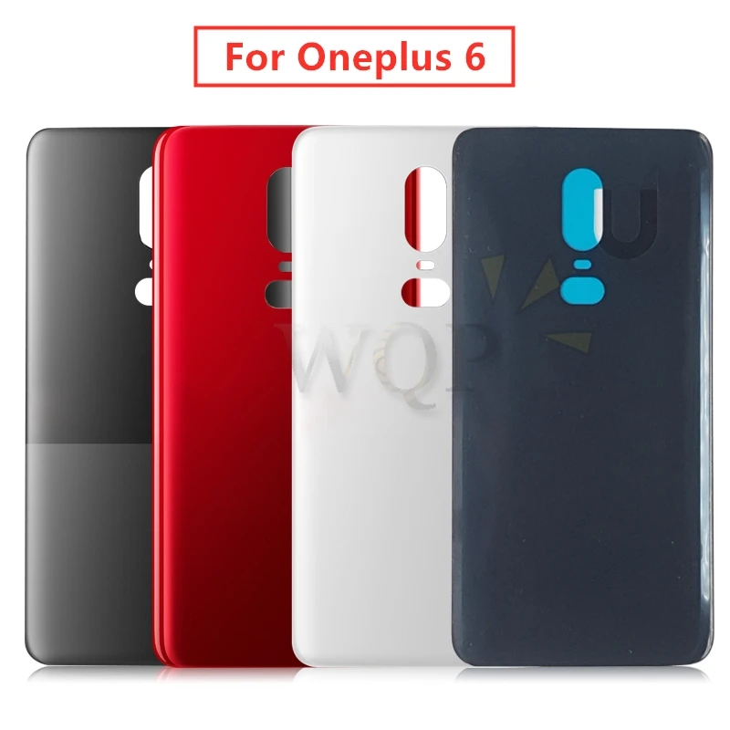 Стеклянная Крышка батарейного отсека для Oneplus 6 задняя крышка телефона чехол One Plus
