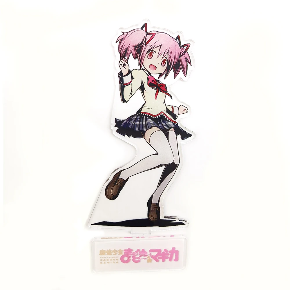 Puella Magi Madoka Magica Kaname HM acrylic stand figure model plate holder cake topper anime toy | Игрушки и хобби