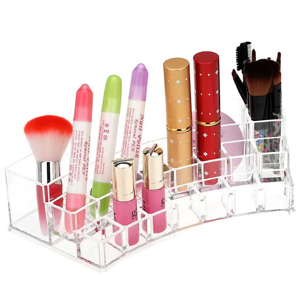 

Прозрачный настольный органайзер для хранения косметики с защитой Dermo, полка для аксессуаров, коробка для отделки ювелирных изделий