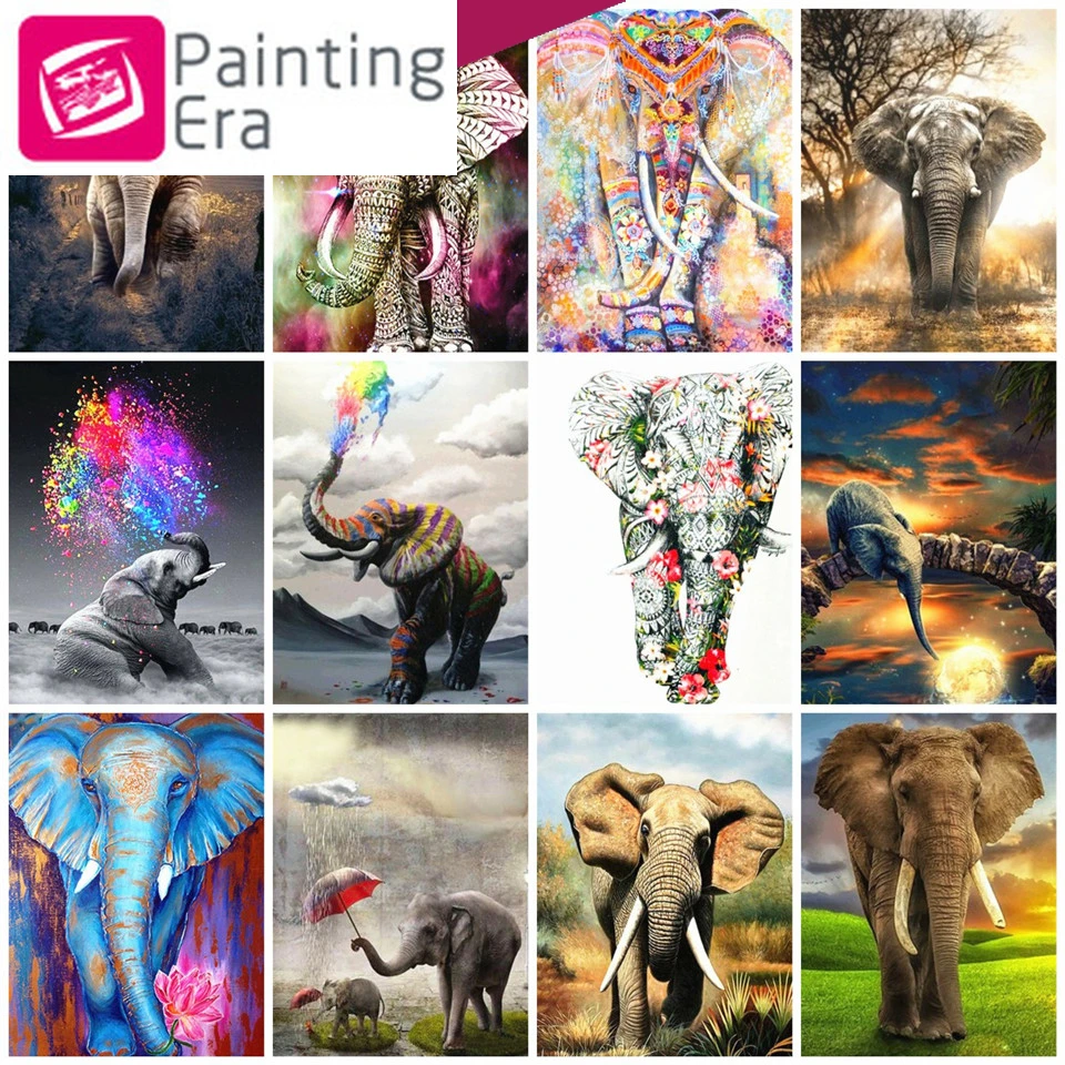 2020 Эра животное 5d алмазная картина слон вышивка Продажа полное изображение Рины