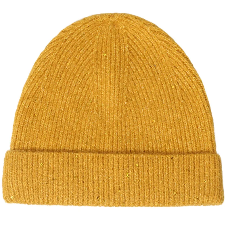 

Зимняя кашемировая мягкая уличная вязаная шапка с блестками для балаклава шерстяная шапка с капюшоном повседневные осенние и зимние уличн...