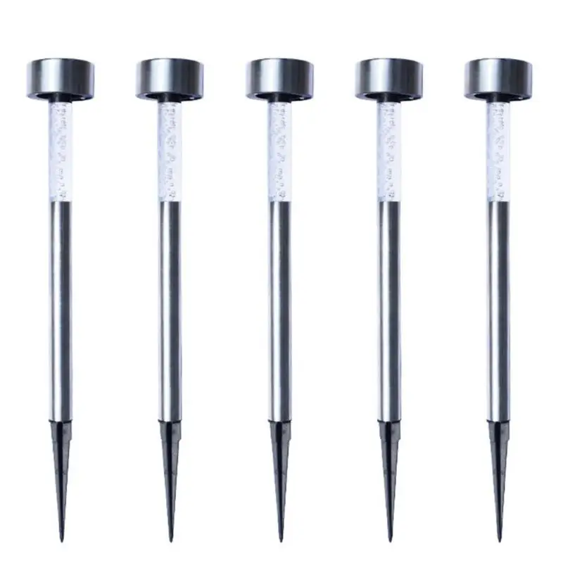 5 шт. Спайк солнечной энергии светодиодный светильник для газона пейзаж Сад Двор