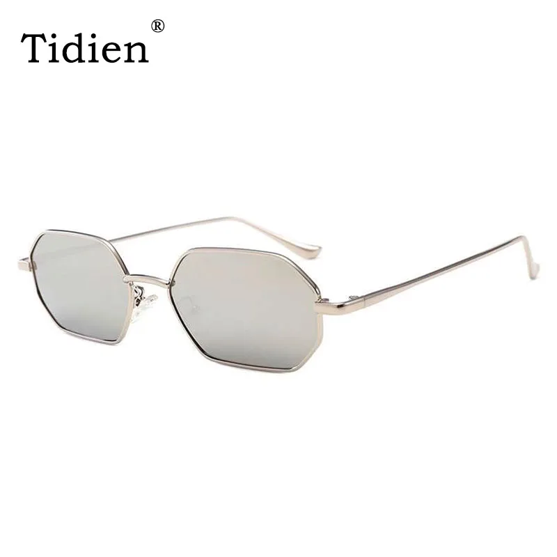 Новинка 2019 Модные металлические женские солнцезащитные очки зеркальные