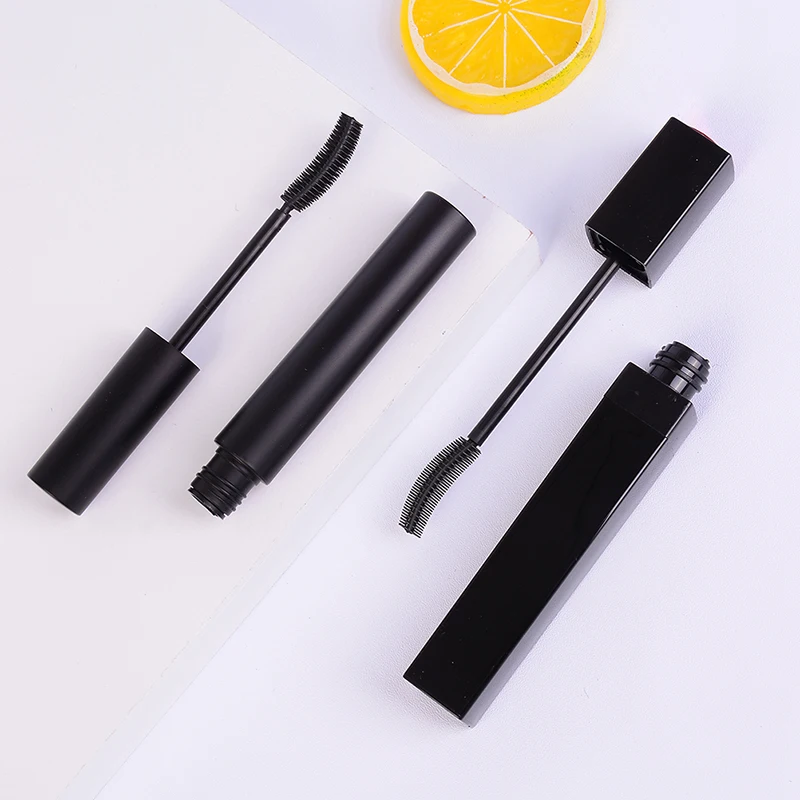 

1PCS 5/12ml Black Square/Round Portable Empty Mascara Tube Eyelash Vial Liquid Bottle Plastic Container