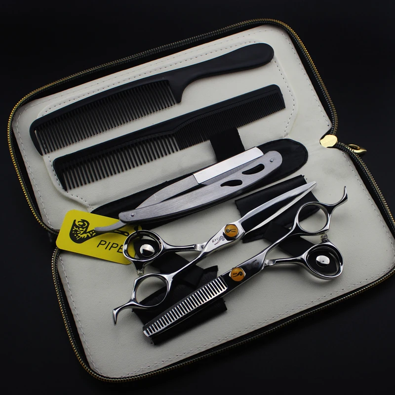 Набор профессиональных парикмахерских ножниц 6 дюймов прямые ножницы и