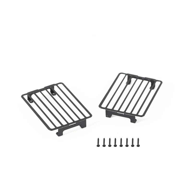 

2Pcs Side Light Metal Cover for 1/10 Simulation Climbing Car TRAXXAS TRX-4 G500 G63