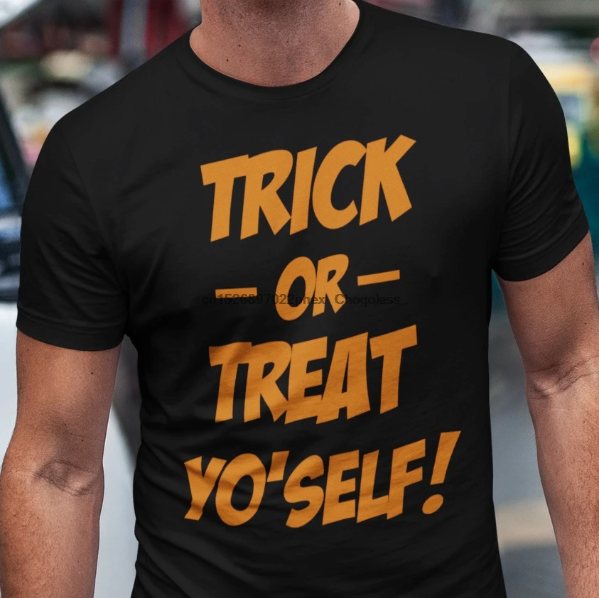 Маскарадная футболка с рисунком фокусов или Побалуй вас на Хэллоуин|Мужские