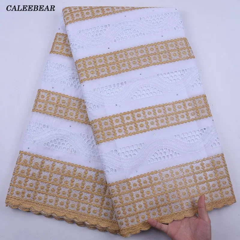 

Swiss Voile Lace In Switzerland White Cotton African Lace Fabric For Wedding 5Yards Swiss Lace Fabric For Nigerian Dress S2088