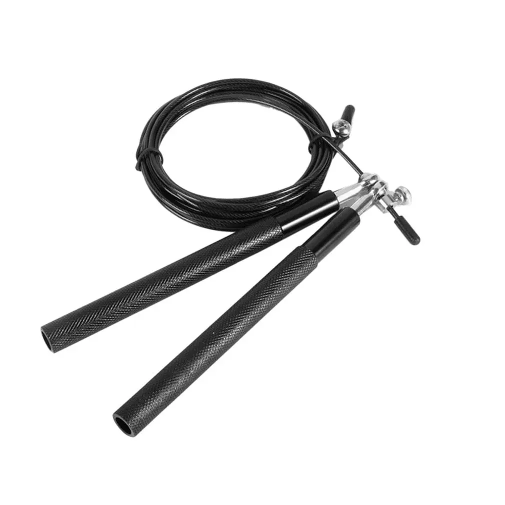 3 Meters Bearing Skipping Rope Fitness Training Professional Jumping Double Shaking Game Metal Aluminum Handle | Спорт и развлечения