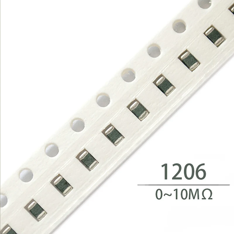 

100Pcs 1206 SMD resistor 0R ~ 10M 1/2W ohm0R 1R 1.1R 1.2R 1.3R 1.5R 1.6R 1.8R 2R 2.2R 2.4R 2.7R 3R 3.3R 3.6R 3.9R 4.3R 4.7R 5.1R