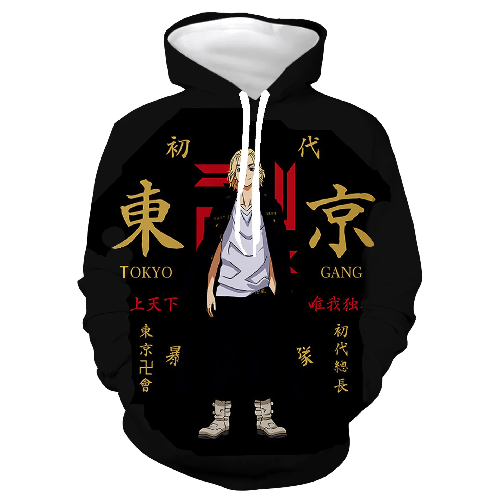 

Hot Tokyo Revengers Hoodie Anime Manjiro Sano Graphic Hoodie for Men Sportswear Cosplay Clothes